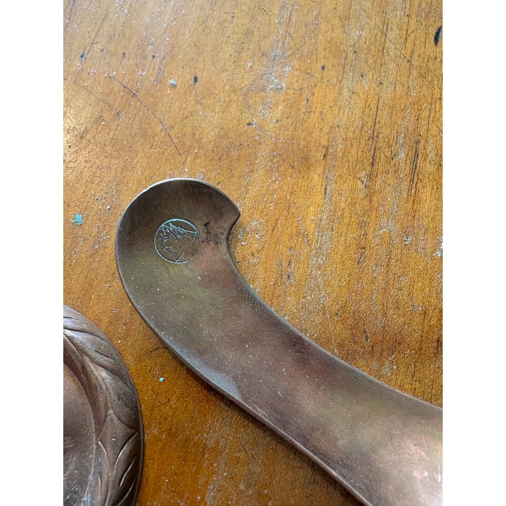 Vintage Copper Mini Kitchen Utensils Lot Bells Ladle Scoops Decor - Picture 6 of 7